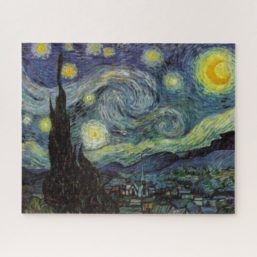 Starry Night - van Gogh Gemälde Art Puzzle (Horizontal)