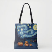 Starry Night Van Gogh Halloween Tasche (Vorderseite)
