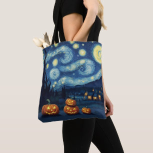 Starry Night Van Gogh Halloween Tasche