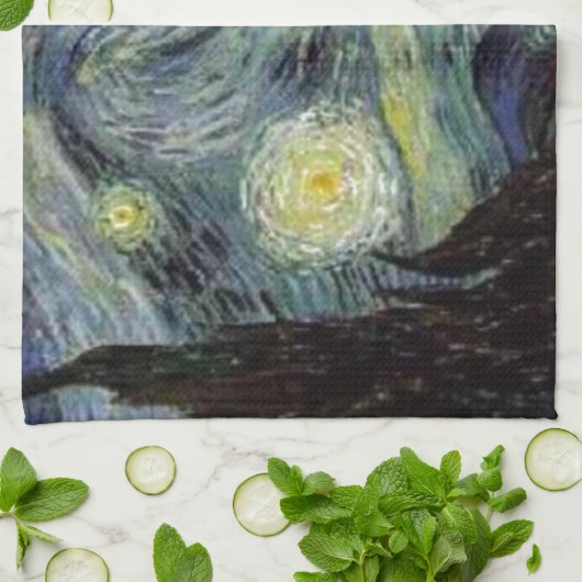 Starry Night - van Gogh Handtuch (Gefaltet)
