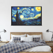 Starry Night Van Gogh Imitation Style Painting Leinwanddruck (Insitu (Schlafzimmer))