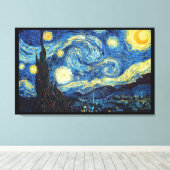 Starry Night Van Gogh Imitation Style Painting Leinwanddruck (Insitu (Holzboden))
