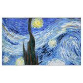 Starry Night Van Gogh Imopressionism Fabric Stoff (Fat Quarter (45,7 x 55,9 cm))
