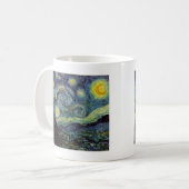 Starry Night - van Gogh Kaffeetasse (Vorderseite Links)