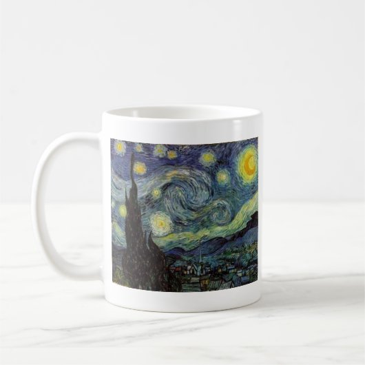 Starry Night - van Gogh Kaffeetasse (Links)