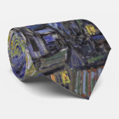 Starry Night Van Gogh Krawatte (Gerollt)