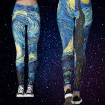 Starry Night Van Gogh Leggings<br><div class="desc">Schöne Kunst Van Gogh Starry Night Legende</div>