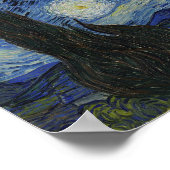 Starry Night, Van Gogh Poster (Ecke)