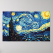 Starry Night - Van Gogh Poster (Vorne)