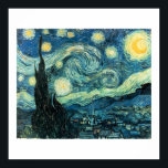 Starry Night Van Gogh Poster (hohe Qualität)<br><div class="desc">Dieses Gemälde ist das beliebteste von Vincent's Werken. Die Sternennacht wurde in der Nähe des psychischen Asyl von Saint-Remy, ein Jahr vor Van Gogh Tod abgeschlossen. Er war in vielen psychischen Krankenhäusern und hat sich im Alter von 37 Jahren umgebracht. Van Gogh malte wütend und die Sternennacht vibriert mit brennendem...</div>