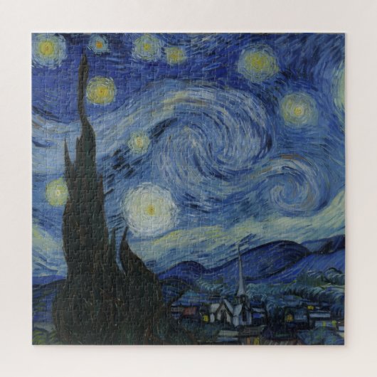 Starry Night - Van Gogh  Puzzle (Vertikal)