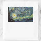 Starry Night - van Gogh Rechteckiger Aufkleber (Tasche)