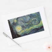 Starry Night - van Gogh Rechteckiger Aufkleber (Umschlag)