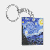 Starry Night Van Gogh Schlüsselanhänger (Vorderseite links)