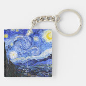 Starry Night Van Gogh Schlüsselanhänger (Rückseite)