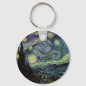 Starry Night - van Gogh Schlüsselanhänger (Vorderseite)