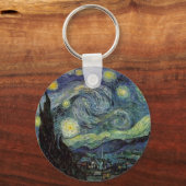 Starry Night - van Gogh Schlüsselanhänger (Vorderseite)