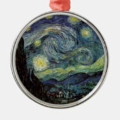 Starry Night - van Gogh Silbernes Ornament (Vorne)