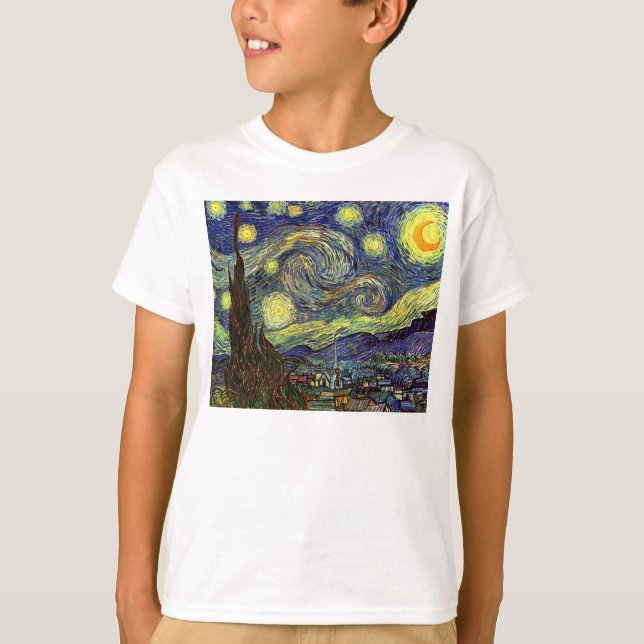 Starry Night, Van Gogh T-Shirt (Vorderseite)