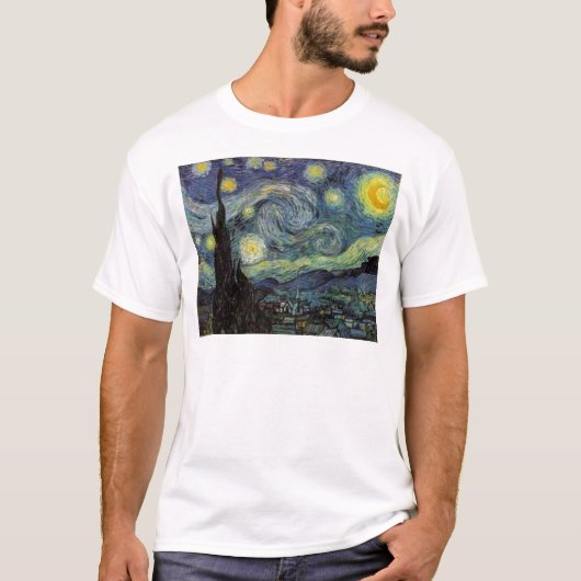 Starry Night - van Gogh T-Shirt (Vorderseite)