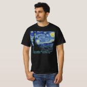 Starry Night, van Gogh T - Shirt (Vorne ganz)