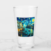 Starry Night Venice Italien Glas (Vorderseite)