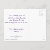 Starry Night vergewaltigt in Schnee Weihnachten Wa (Rückseite)