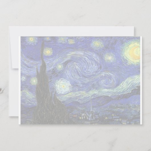 Starry Night, Vincent van Gogh (Rückseite)