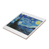 "STARRY NIGHT" VINCENT VAN GOGH ART KERAMIK TITEL FLIESE (Seite)