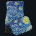 Starry Night, Vincent van Gogh Autofußmatte<br><div class="desc">Vincent Willem van Gogh (30. März 1853 - 29. Juli 1890) war ein niederländischer postimpressionistischer Maler, der zu den berühmtesten und einflussreichsten Persönlichkeiten in der Geschichte der Western-Kunst zählt. In etwas mehr als einem Jahrzehnt schuf er etwa 2100 Kunstwerke, darunter etwa 860 Ölgemälde, die größtenteils aus den Jahre seines Lebens....</div>