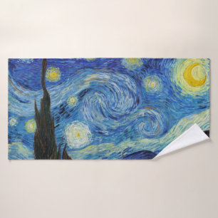 Starry Night, Vincent van Gogh Badehandtuch