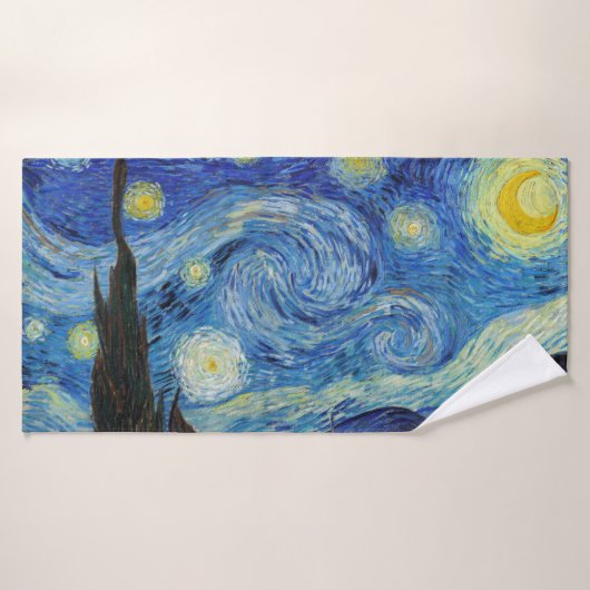 Starry Night, Vincent van Gogh Badehandtuch (Badehandtuch)