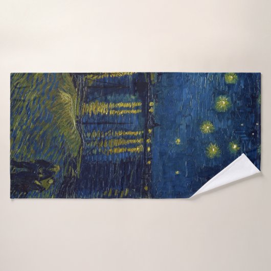 Starry Night, Vincent van Gogh Badehandtuch (Badehandtuch)