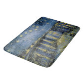 Starry Night Vincent van Gogh Badematte (Schrägansicht)