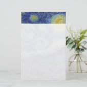 Starry Night Vincent van Gogh Briefpapier (Stehend Vorderseite)