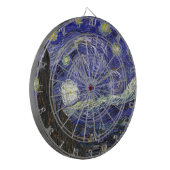 Starry Night, Vincent Van Gogh. Dartscheibe (Vorderseite Links)