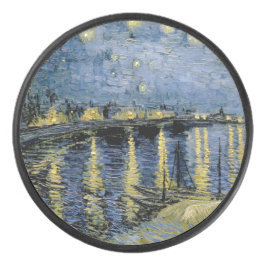 Starry Night Vincent van Gogh Eishockey Puck