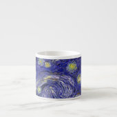 Starry Night, Vincent Van Gogh. Espressotasse (Vorderseite)
