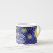 Starry Night, Vincent Van Gogh. Espressotasse (Vorderseite Rechts)