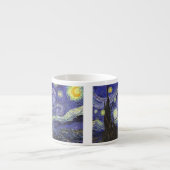 Starry Night, Vincent Van Gogh. Espressotasse (Vorderseite)