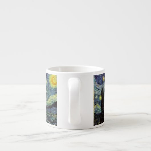 Starry Night, Vincent Van Gogh. Espressotasse (Rückseite)