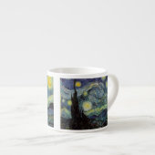 Starry Night, Vincent Van Gogh. Espressotasse (Vorderseite Rechts)