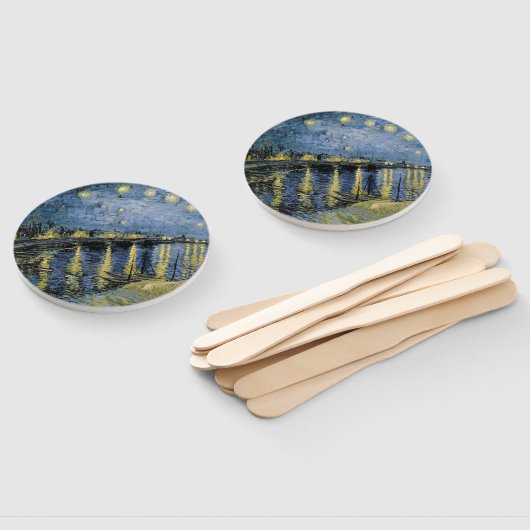 Starry Night Vincent van Gogh Fächer (Non-assembled)