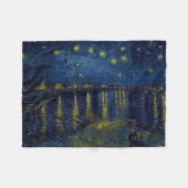 Starry Night, Vincent van Gogh Fleecedecke (Vorderseite (Horizontal))