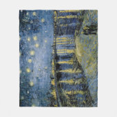 Starry Night Vincent van Gogh Fleecedecke (Vorderseite)