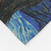 Starry Night, Vincent van Gogh Fleecedecke (Ecke)