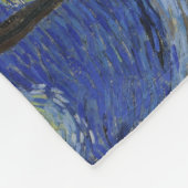 Starry Night Vincent van Gogh Fleecedecke (Ecke)