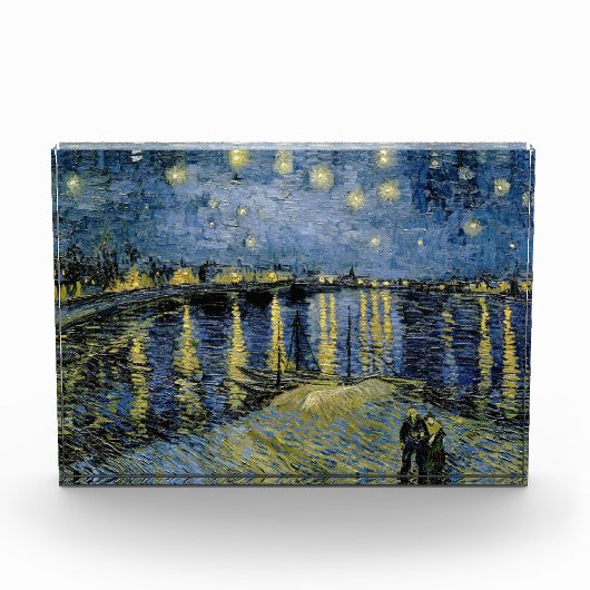 Starry Night Vincent van Gogh Fotoblock (Vorderseite)