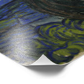 Starry Night Vincent Van Gogh Fotodruck (Ecke)