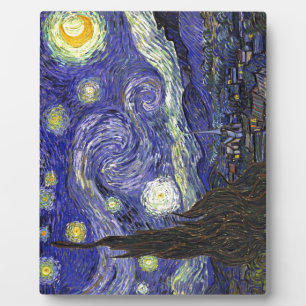 Starry Night, Vincent Van Gogh. Fotoplatte